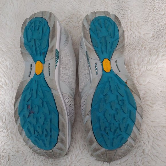 ABEO AEROSYSTEM ASTRA LT GREY AND TEAL SHOES SIZE 9.5 - Picture 9 of 9
